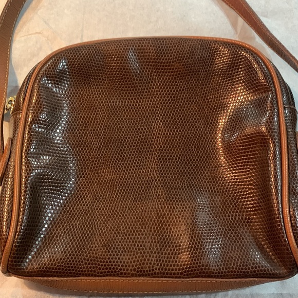 Nina Ricci two-tone brown leather crossbody - Picture 2 of 9